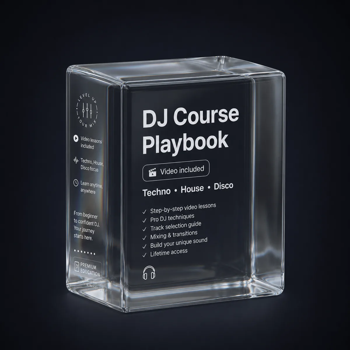 The DJ Course Playbook - video lessons for techno, house and disco